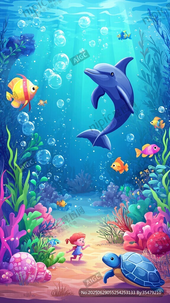 海底奇幻世界的歡樂邂逅