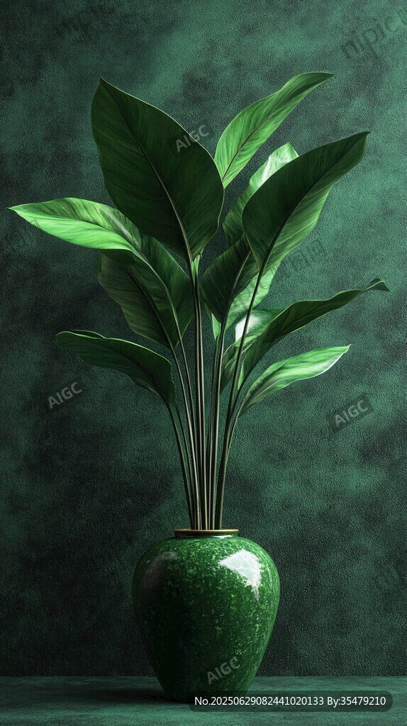 翠綠盆栽 簡約優(yōu)雅風(fēng)