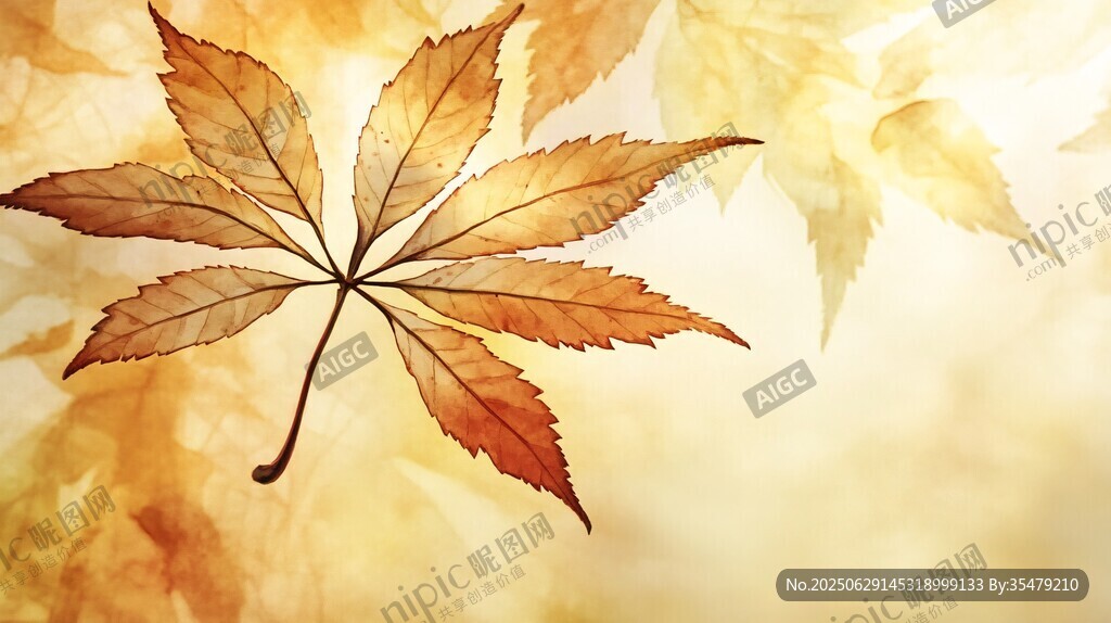 金黃秋葉 盡顯秋日風(fēng)情