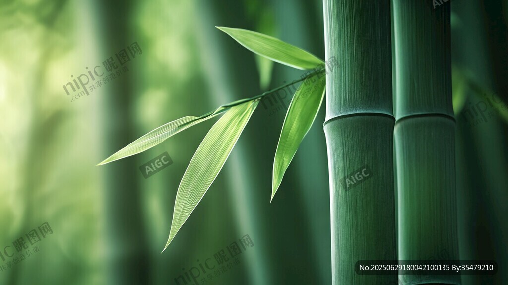 翠綠新竹 盡顯自然生機(jī)