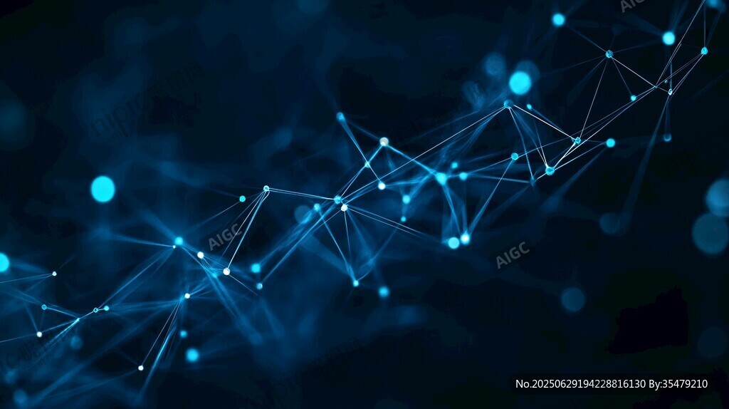 科技感網(wǎng)絡連接背景圖
