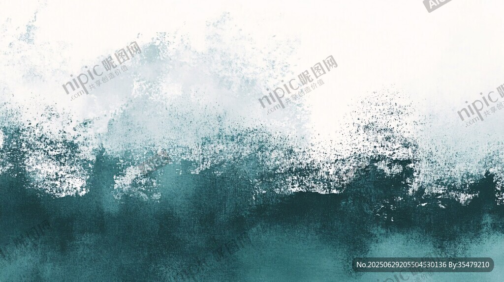 水墨風格抽象云霧背景圖