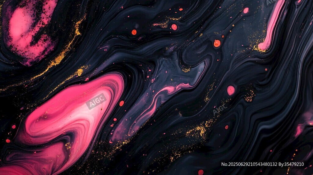 夢(mèng)幻粉黑大理石紋理圖案