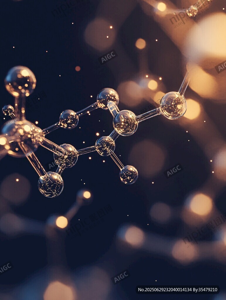 分子結構的璀璨微觀世界