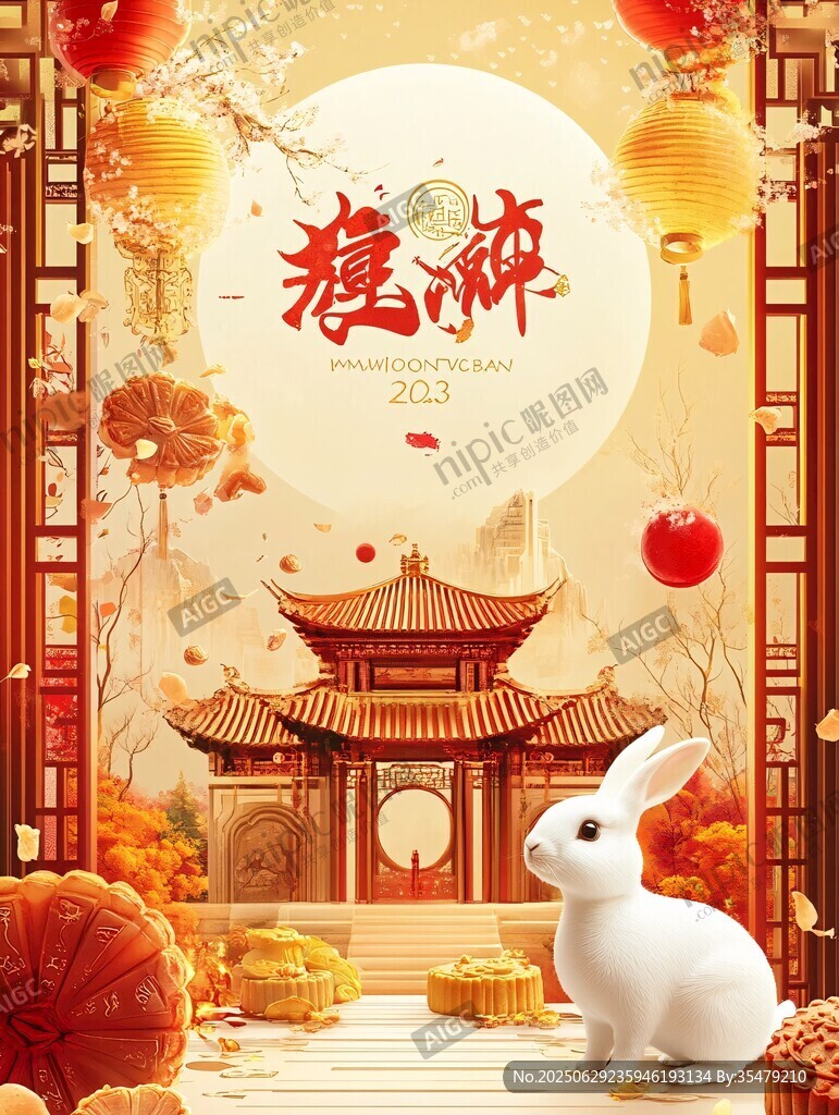 2023兔年新春喜慶場(chǎng)景