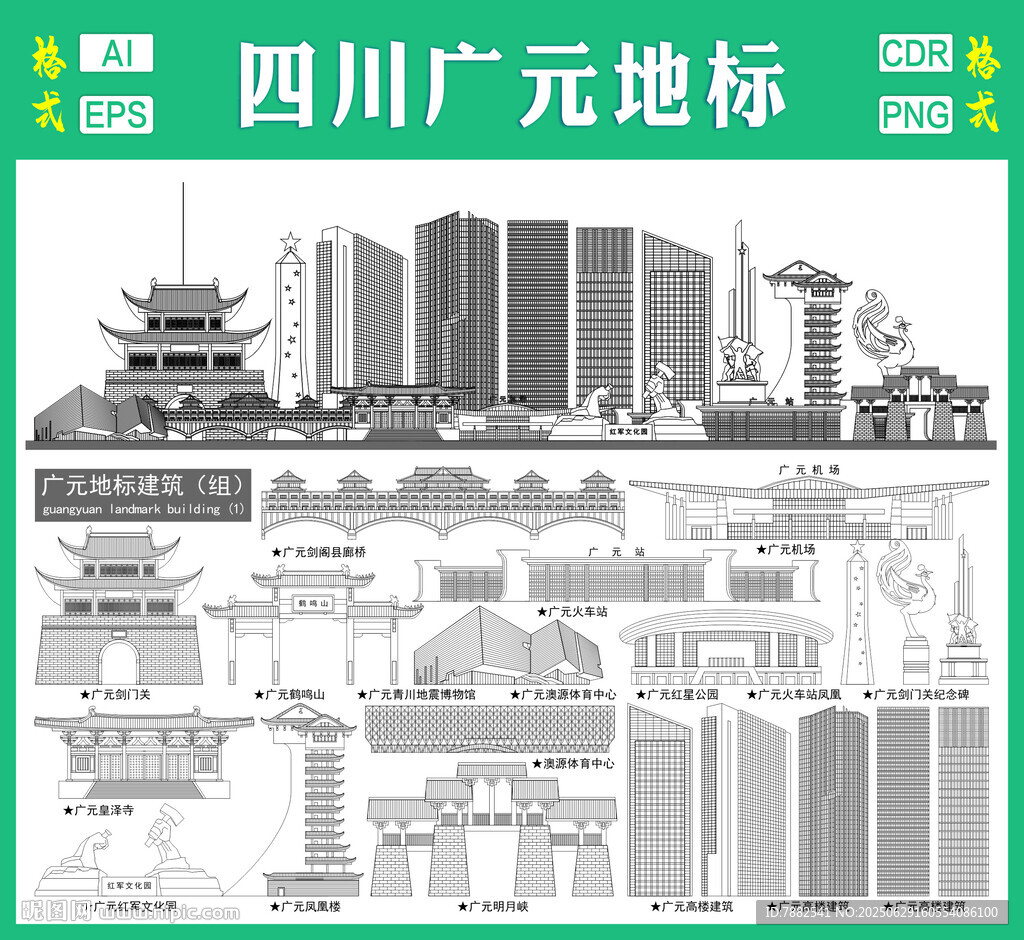 四川廣元地標(biāo)建筑