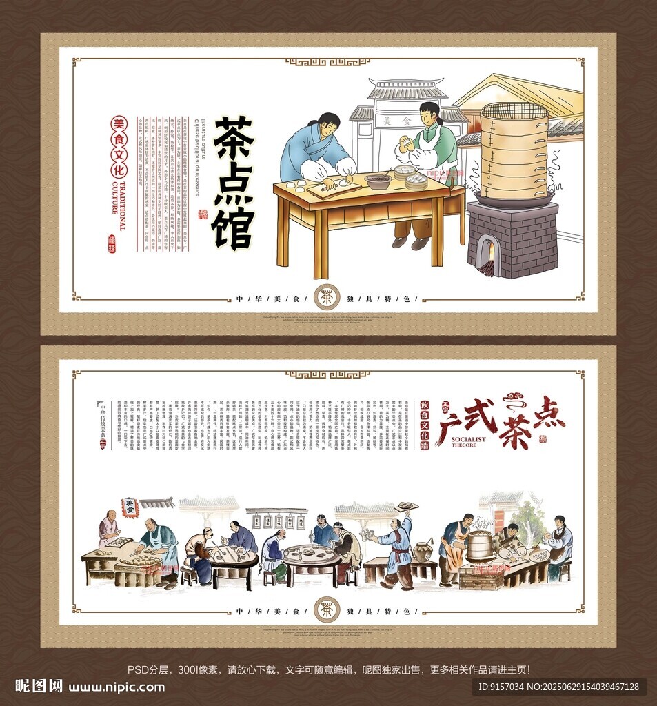 廣式茶點背景