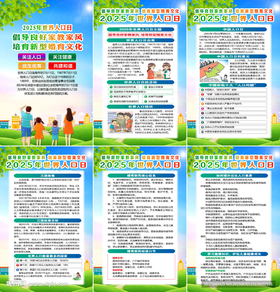 2025年世界人口日海報