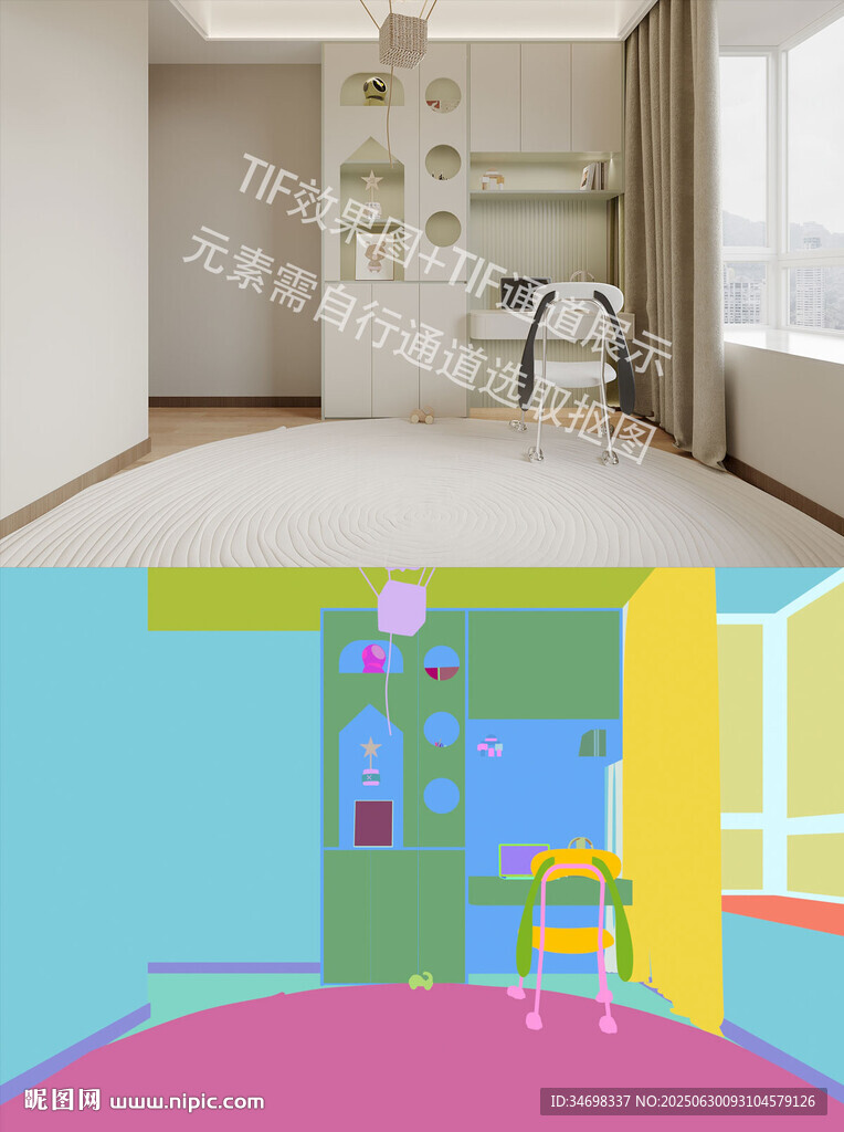 梳妝臺效果圖