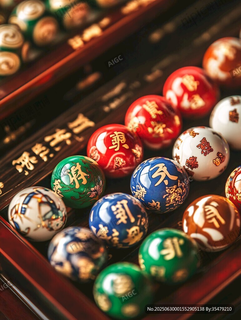 傳統彩球盡顯東方韻味