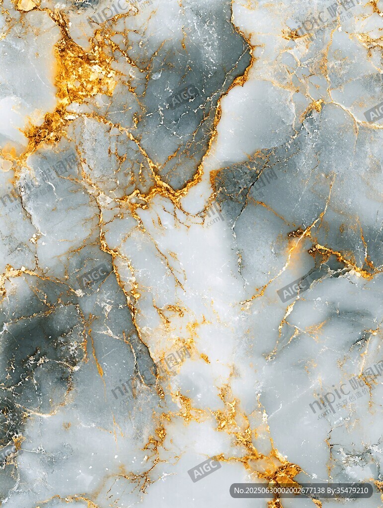 藍金大理石紋理圖案