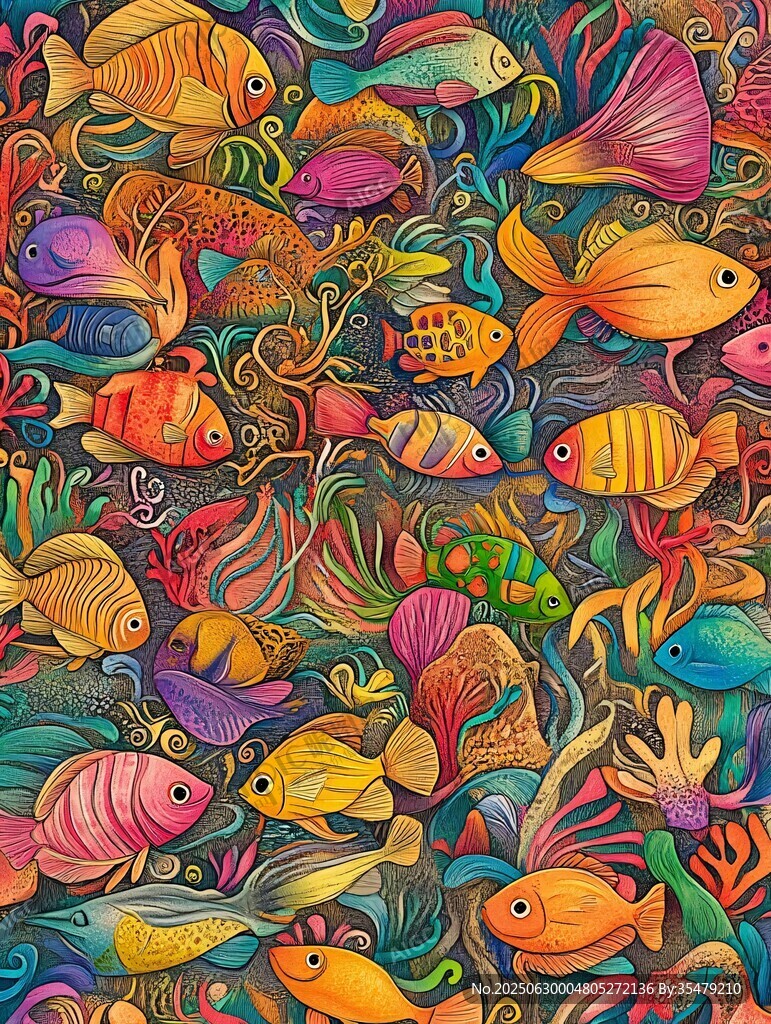 繽紛多彩的海底魚類世界