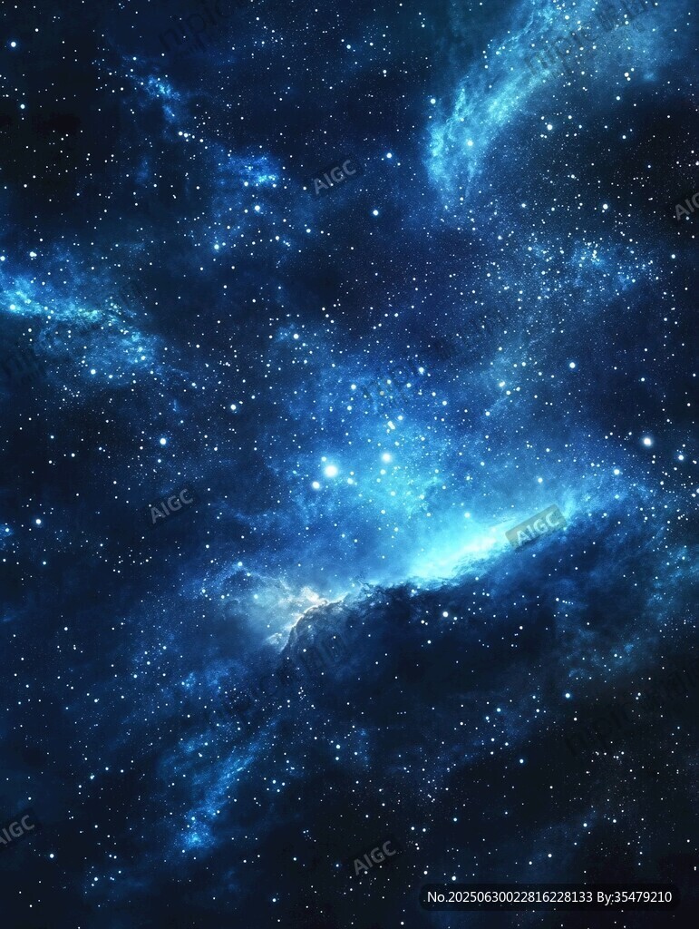 夢幻深邃的浩瀚星空世界