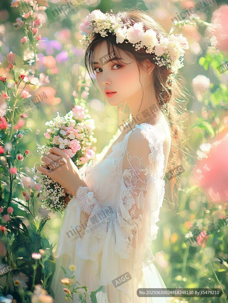 花中少女的夢幻浪漫時刻