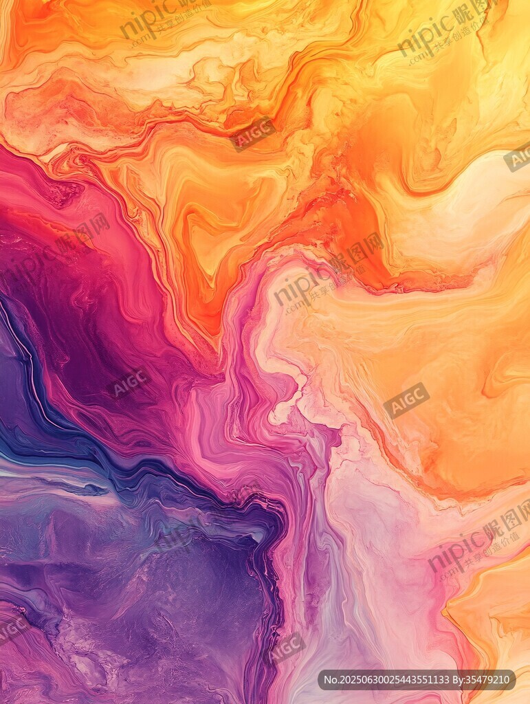 夢幻色彩流體藝術紋理