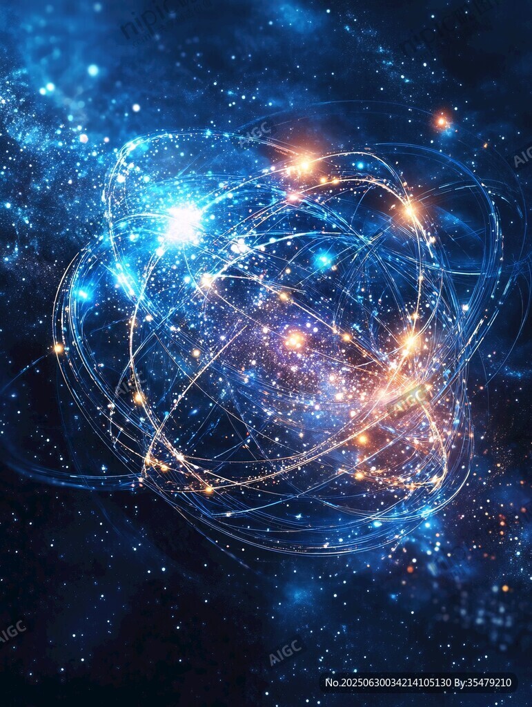 夢幻宇宙能量交織圖景