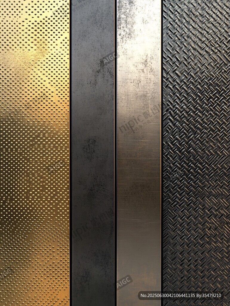 金屬材質(zhì)紋理組合展示