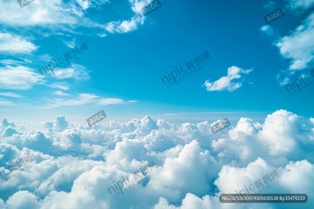 高空云海美景