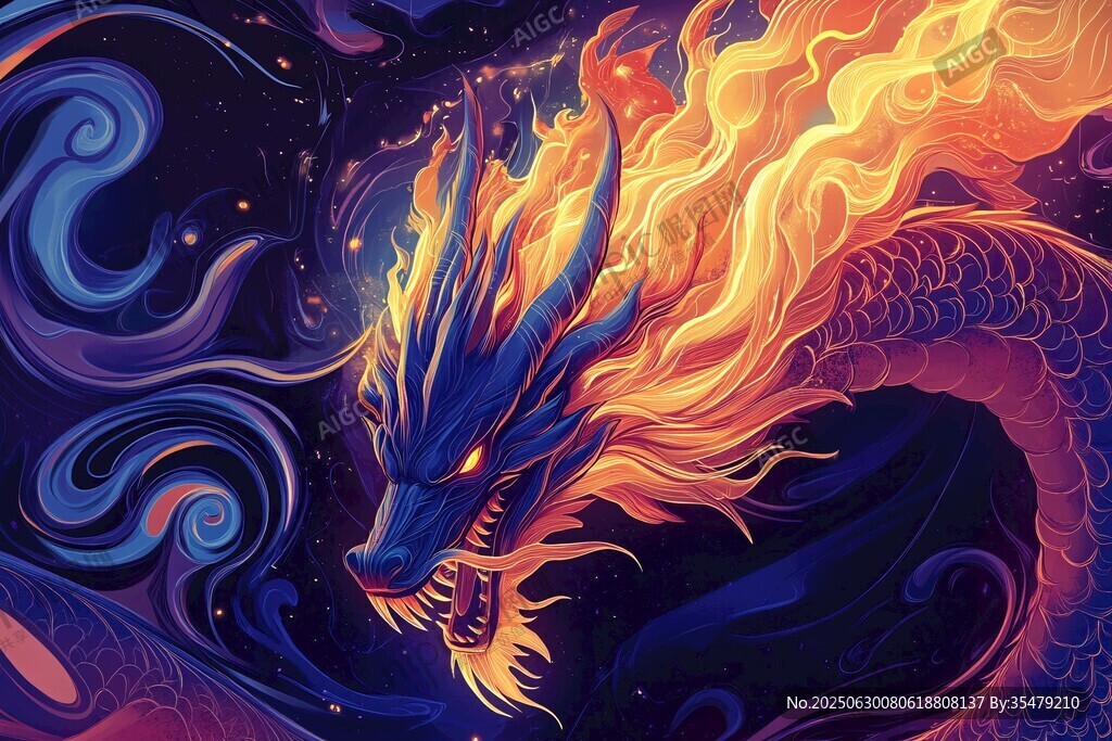 火焰神龍遨游奇幻宇宙