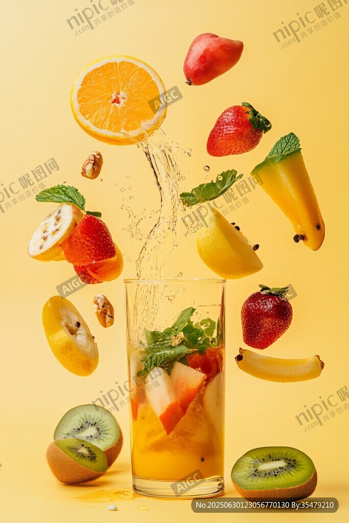繽紛水果入杯 活力滿溢