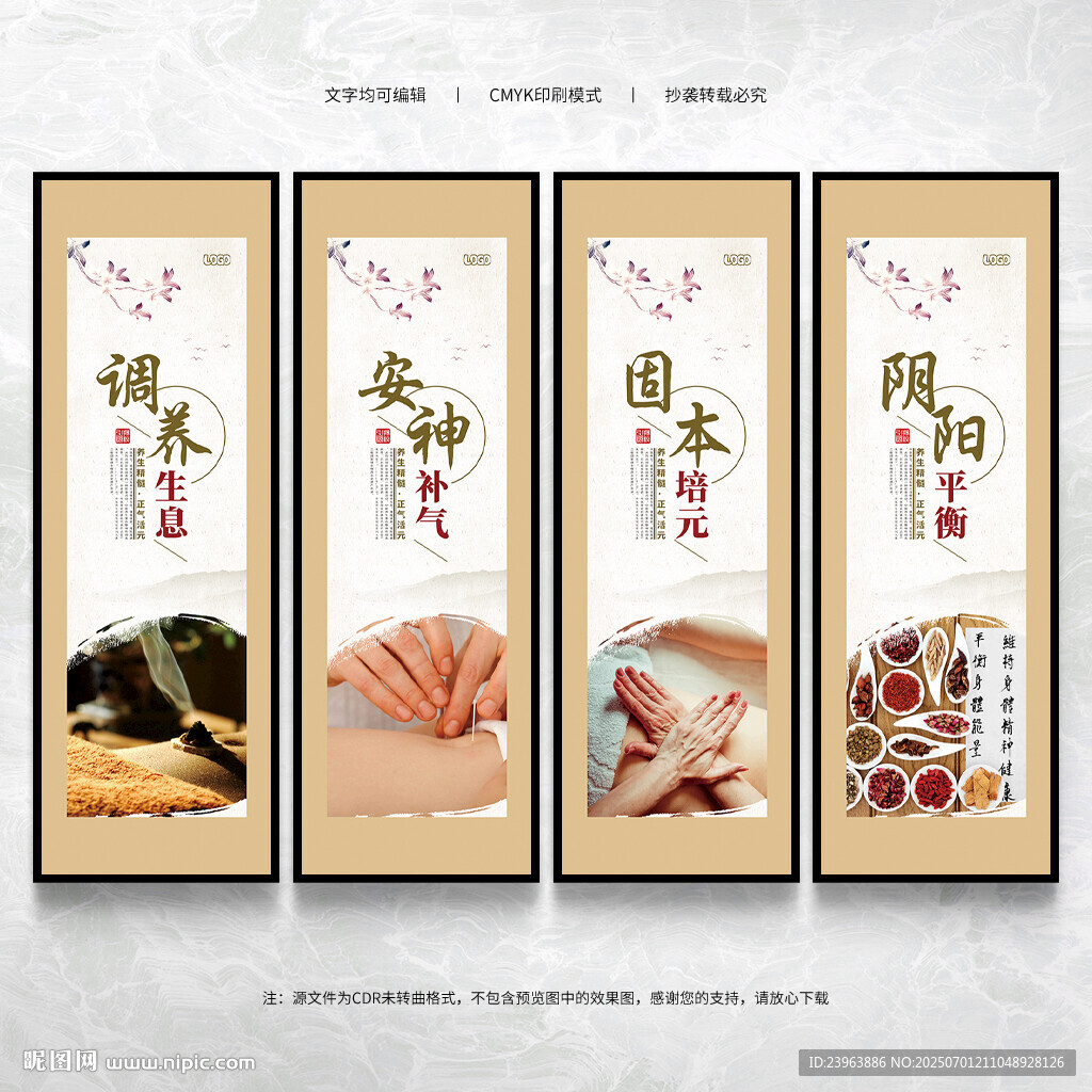 中醫養生文化展板