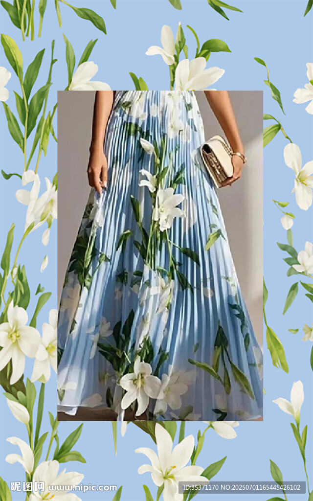 女裝定位花