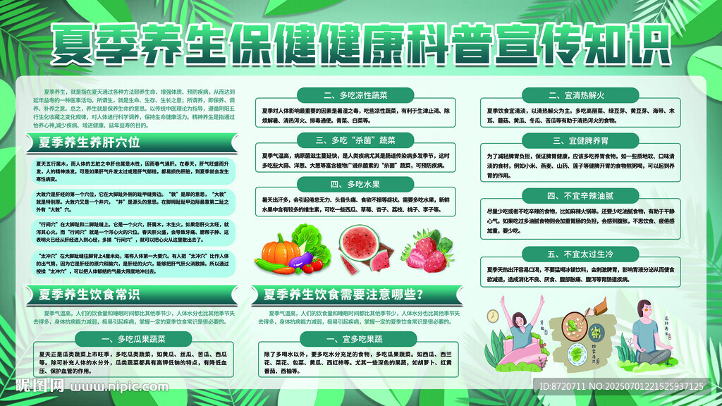 學(xué)生營養(yǎng)膳食科普宣傳海報