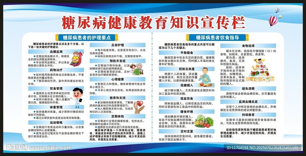 糖尿病日宣傳欄