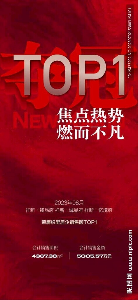 奪冠TOP1焦點熱勢燃而不凡紅