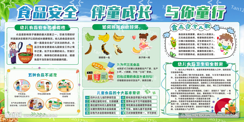 食品安全宣傳知識(shí)海報(bào)