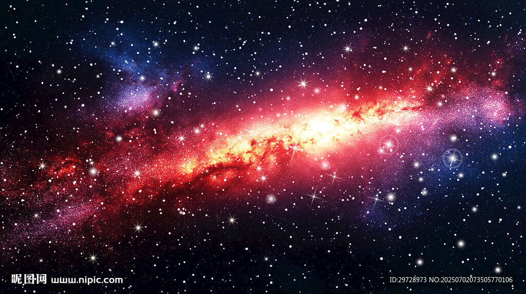 絢麗璀璨宇宙星空