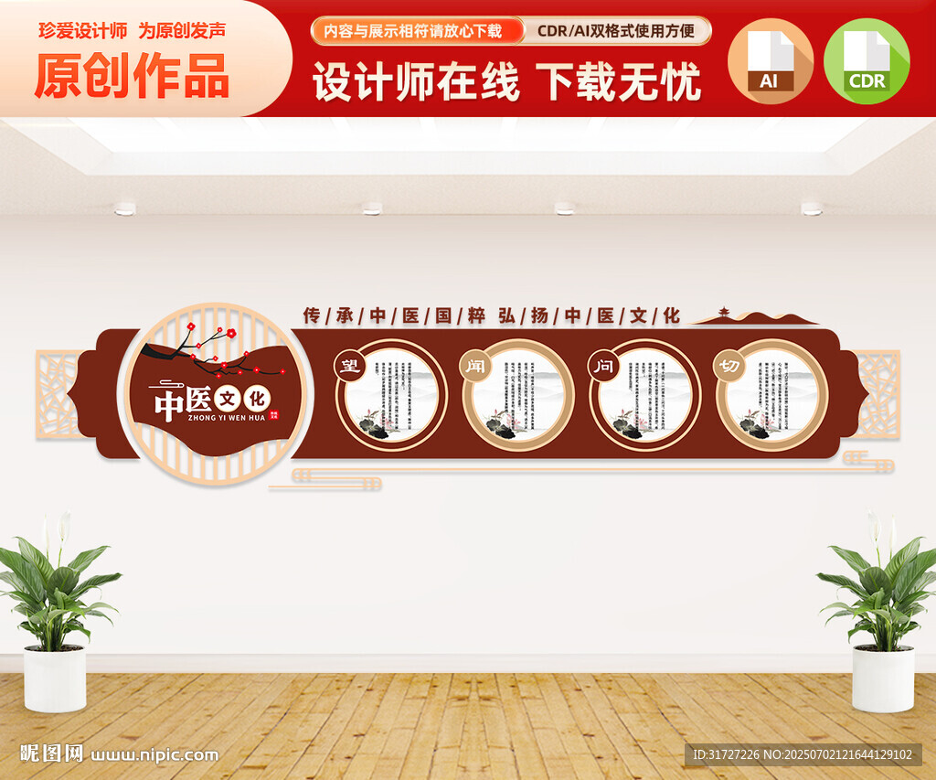 中醫文化文化墻