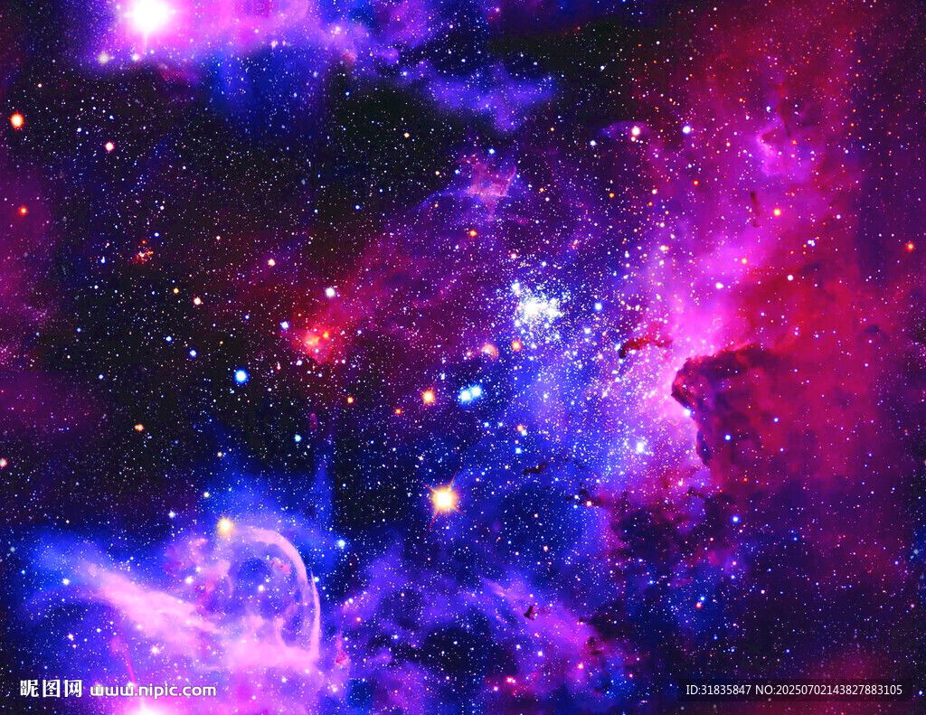 夢幻絢麗的星云宇宙景觀