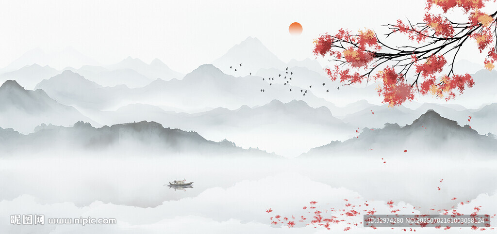 新中式背景墻