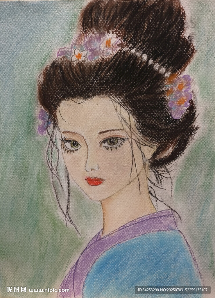 彩鉛人物畫