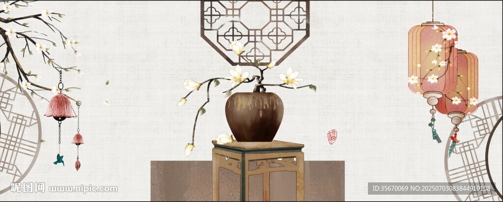 中式古風(fēng)裝飾擺件展示