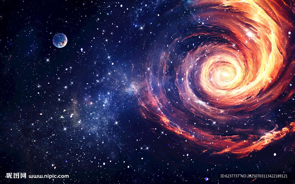 漩渦星空星空素材