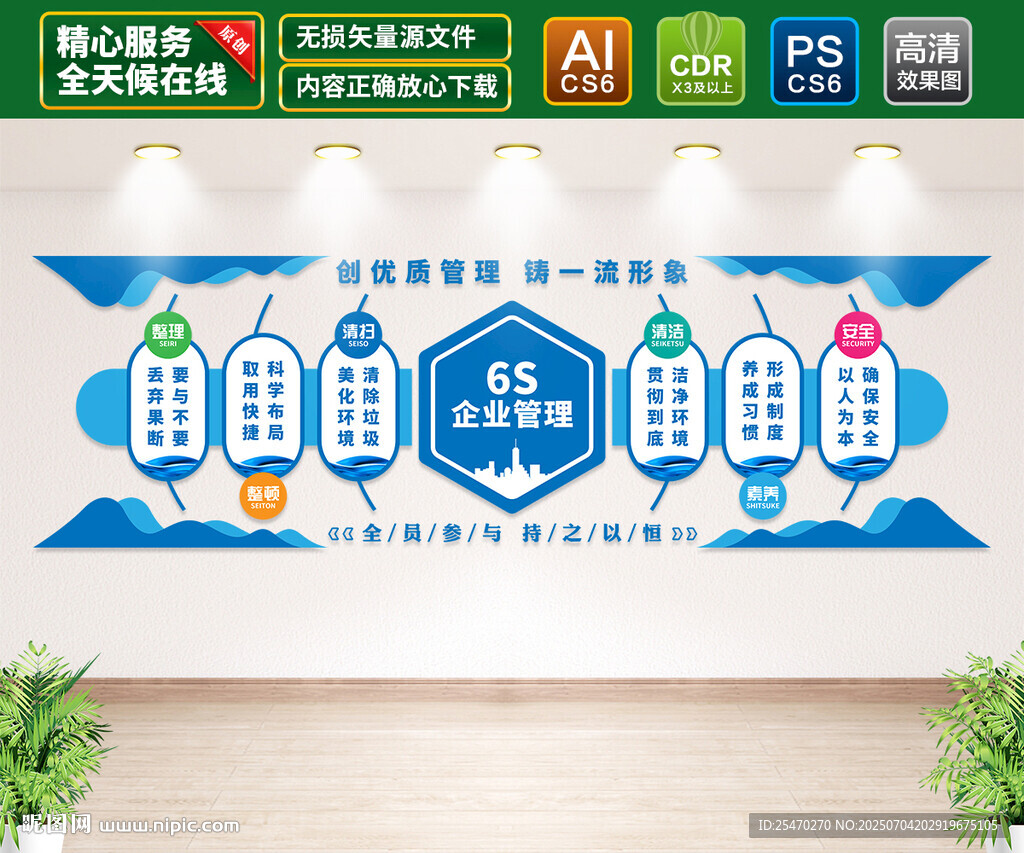企業(yè)6S管理文化墻