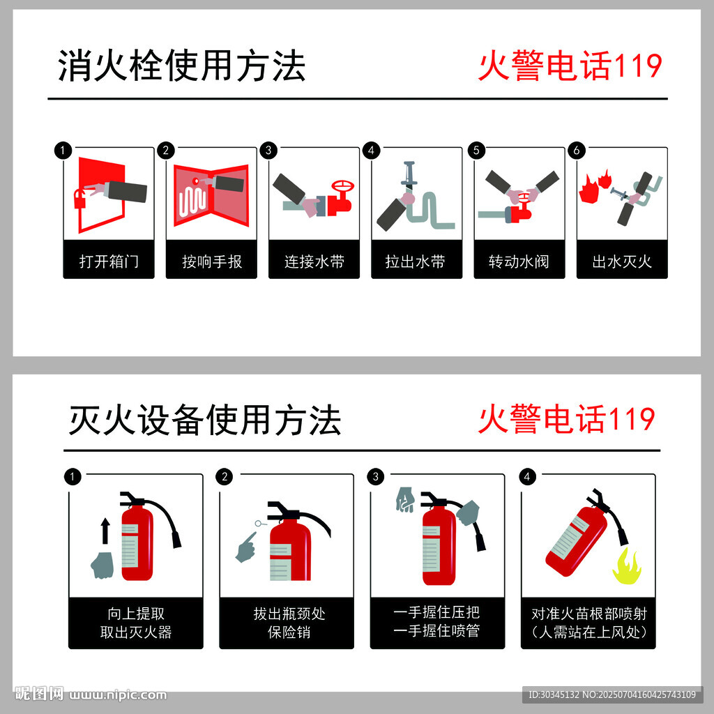 消火栓與滅火設(shè)備使用方法