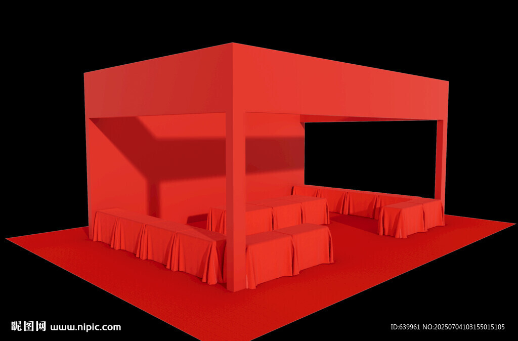 展銷會(huì)展位3D效果圖  