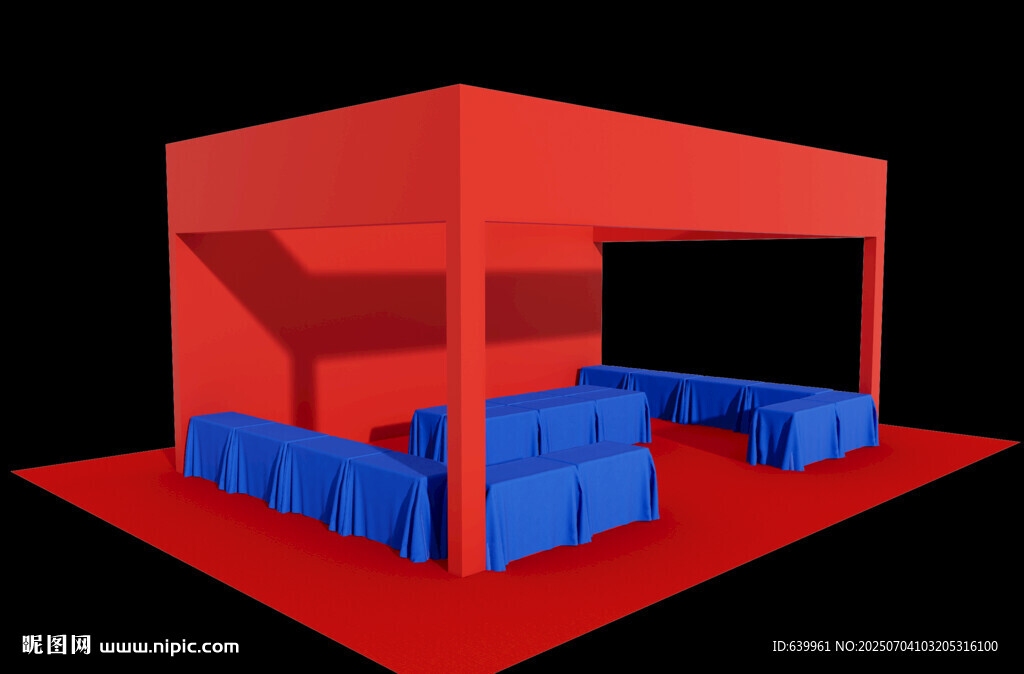 展銷會展位3D效果圖