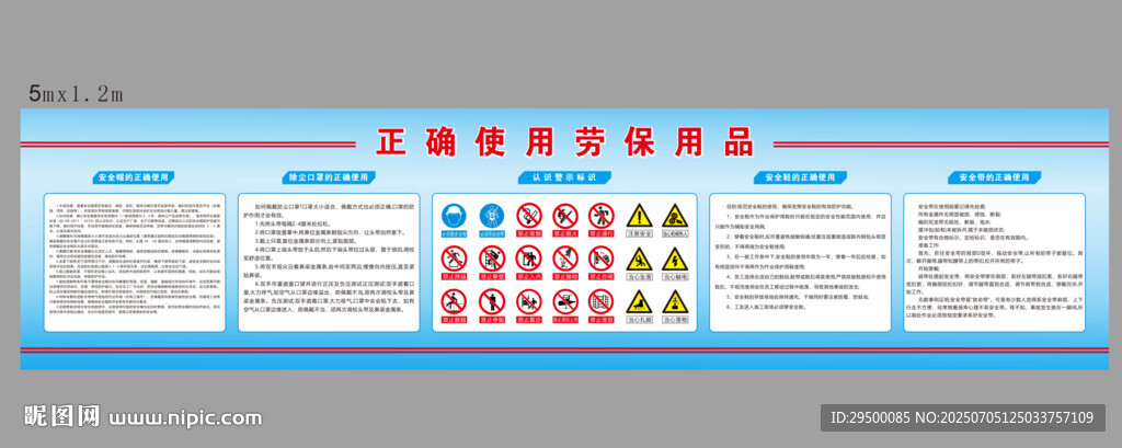 正確使用勞保用品