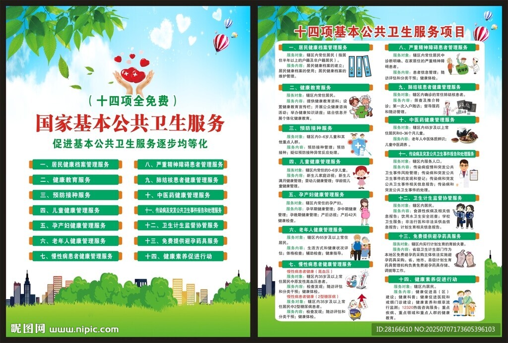 國(guó)家基本公共衛(wèi)生服務(wù)海報(bào)