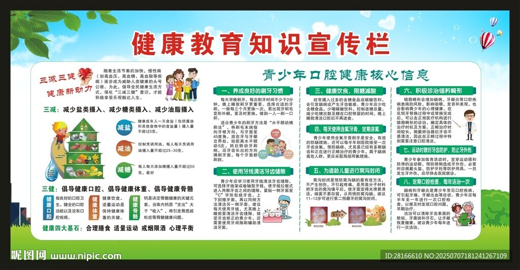 健康教育知識(shí)宣傳欄