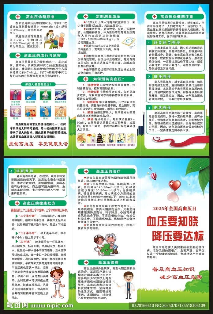 高血壓日三折頁