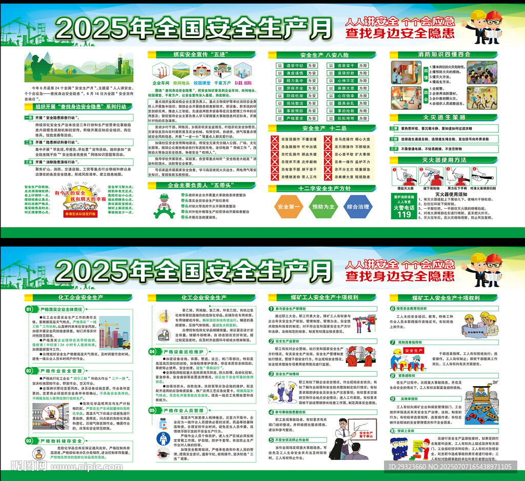 安全生產(chǎn)月展板