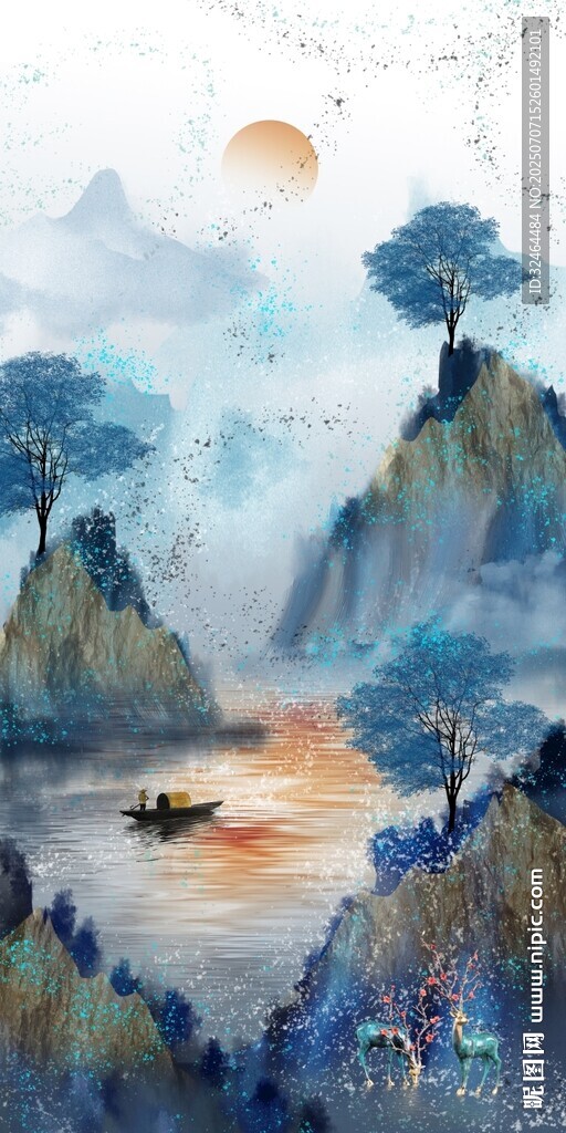 意境金山麋鹿玄關(guān)