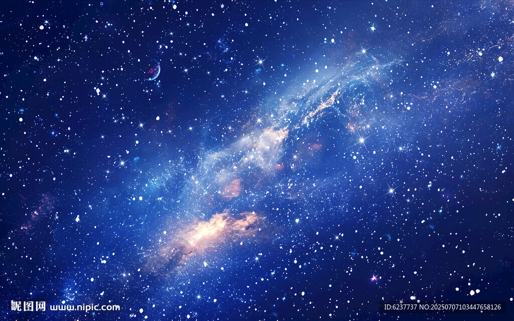 藍(lán)色星空吊頂背景