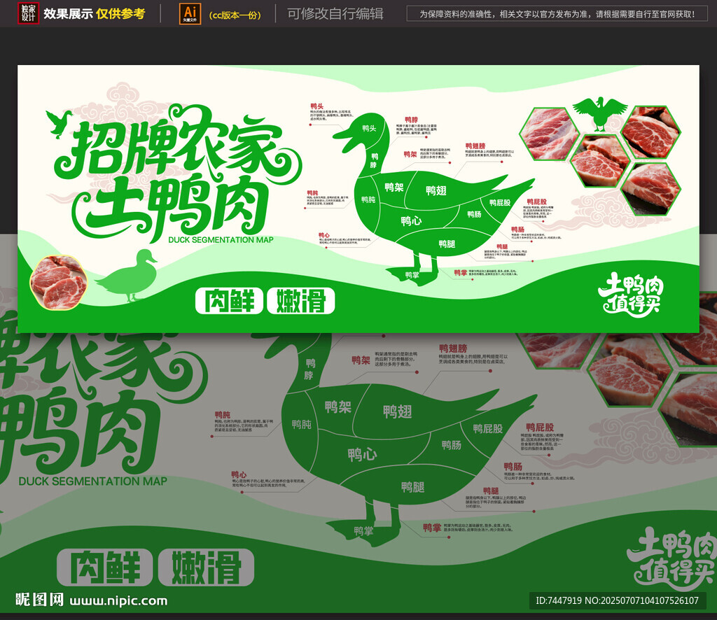 鴨肉分割