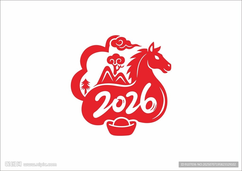 2026馬年剪紙 